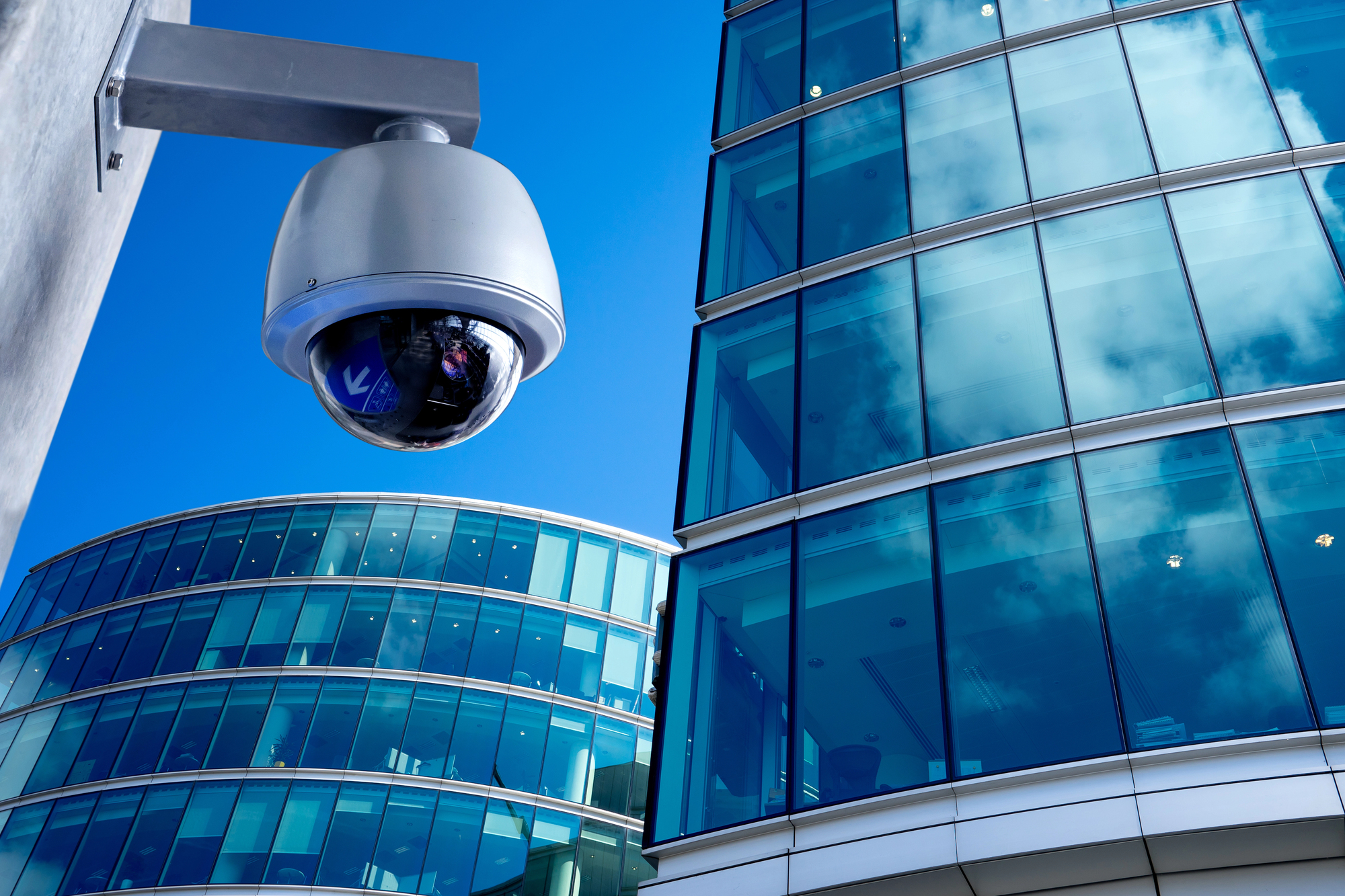 Commercial security camera installation